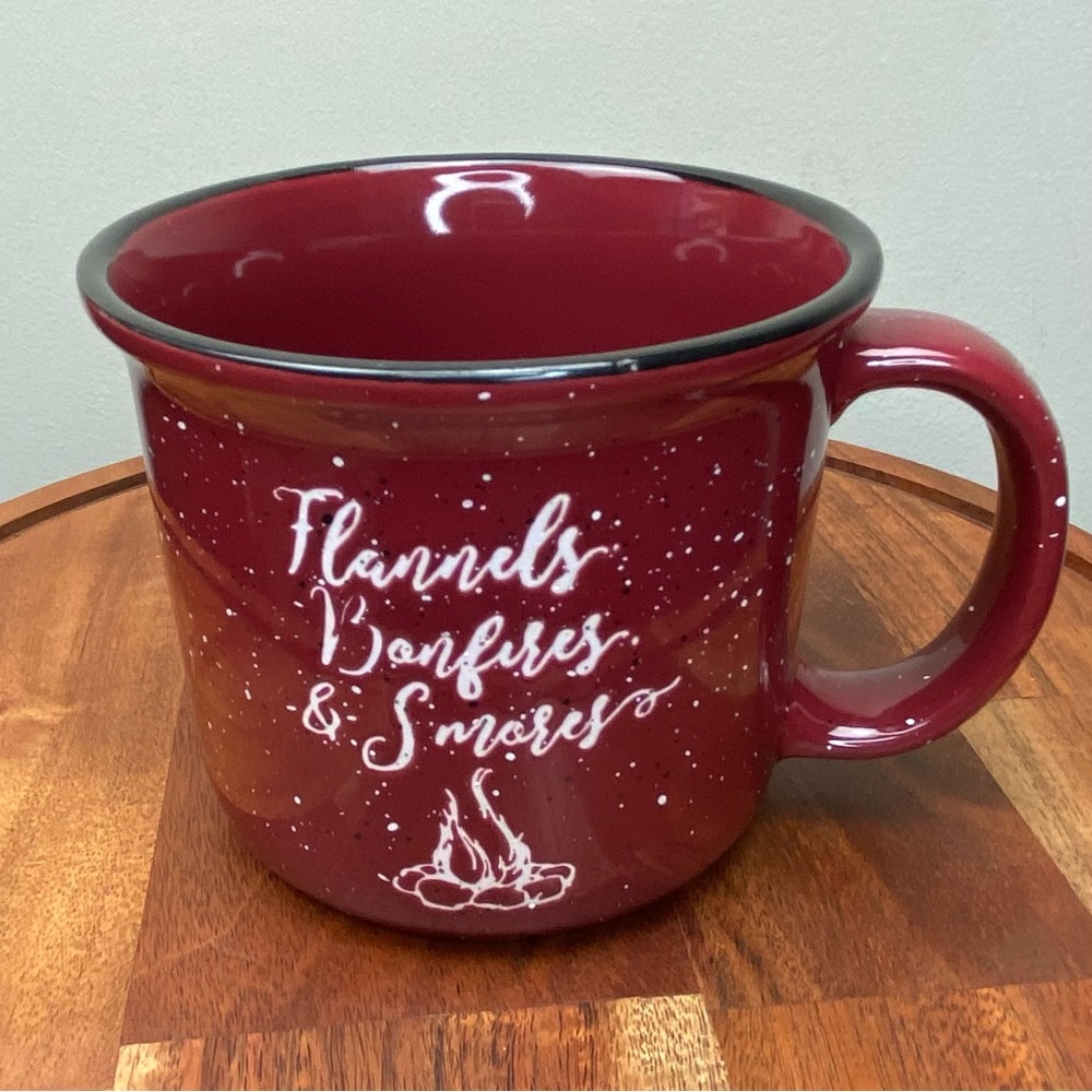 “Flannels Bonfire & Smores” Mug - Picture 1 of 7